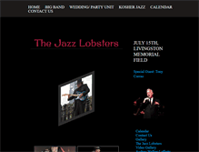 Tablet Screenshot of jazzlobsters.com